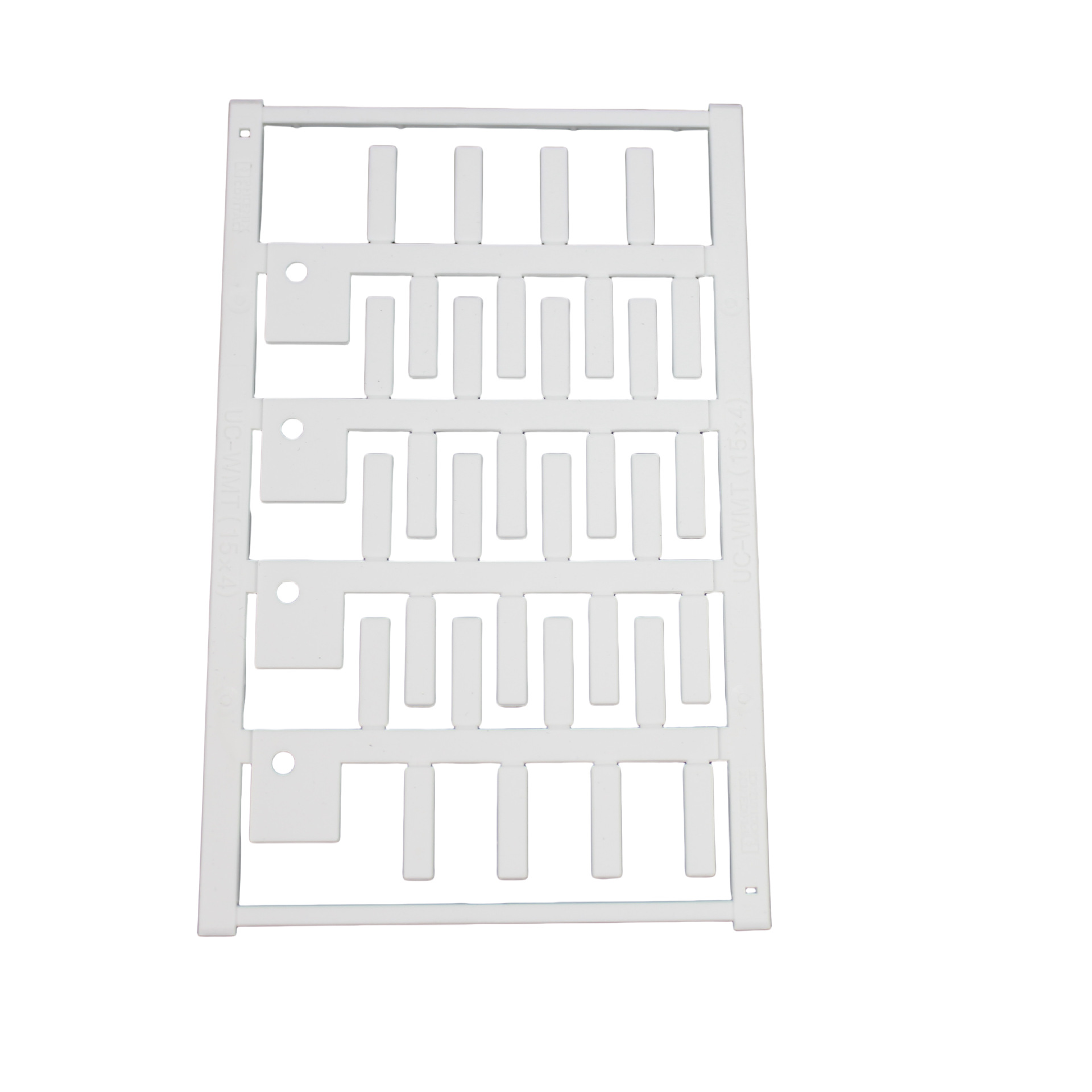 供应进口电缆标识片,线号标识牌，塑料标识片，可打印标签15*4WB