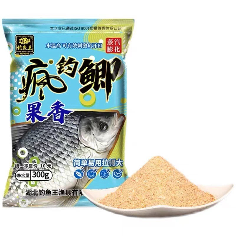 Fishing King Crazy прикорм для карася с фруктовым ароматом 300 г/70 пак./кор., прикорм для карася