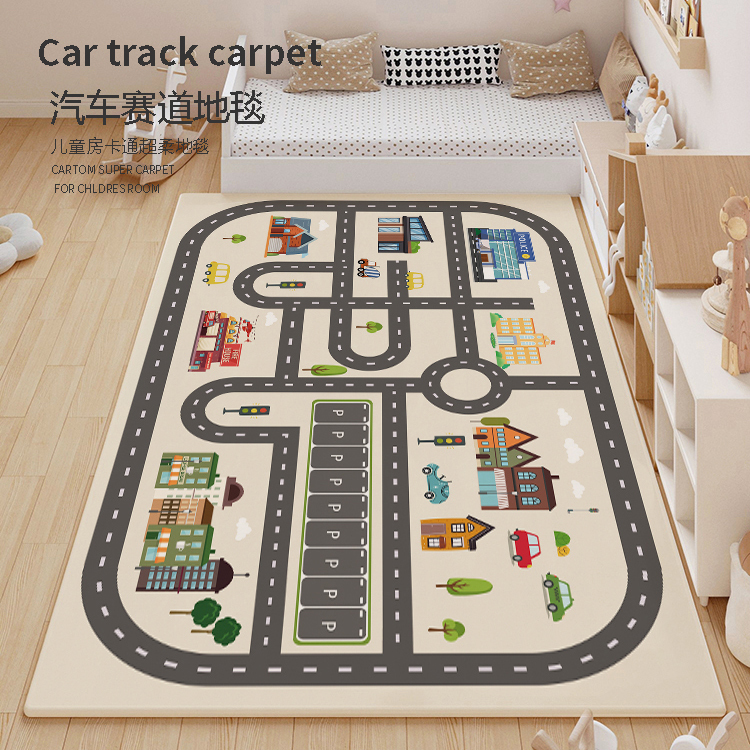 Children's Game Floor Mats Bedroom Living Room Balcony Carpet Parking Lot Urban Traffic Leisure Mats