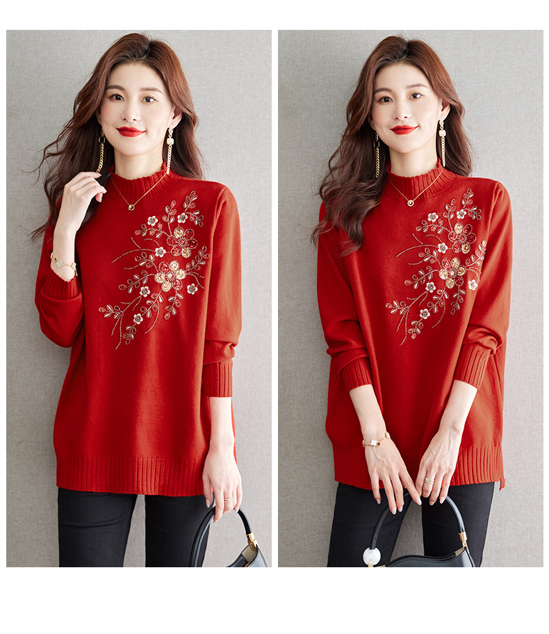 E5779 1060K ÁO LEN NỮ TAIRYA MÙA XUÂN THU ĐÔNG THÊU HỌA TIẾT HOA THỜI TRANG NỮ G03 SẢN PHẨM MỚI