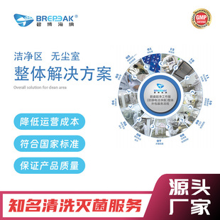 Bibo Haina Chengdu Clean Clothing Work Clothes Dust-Free Clothing Cleaning and Sterilization Service Company Source Manufacturer