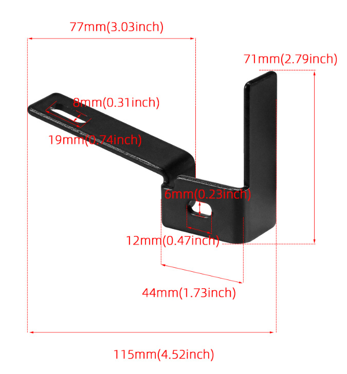 Motorcycle Modification Accessories Led Spotlight Bracket Cb650R/Cbr650 Spotlight Bracket Motorcycle Modification Mounting Bracket