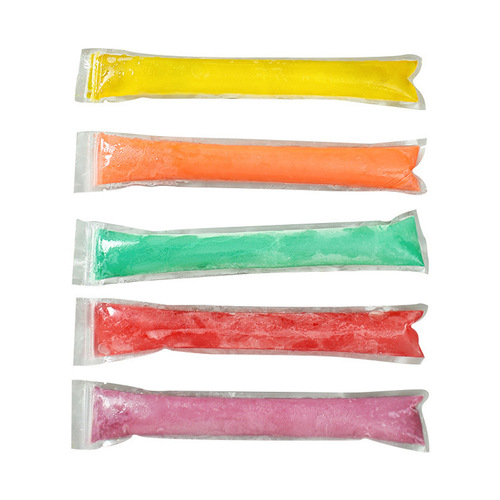 Thickened Disposable Popsicle Bag for Homemade Ice Cream, Self-Sealing Transparent Food Preservation Bag for Making Ice Cubes