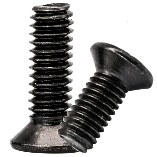 Carbon Steel KM Black Screws Cross Countersunk Head Screws Flat Head Screws Wholesale Machine Wire Screws M2/M3/M4/M5/M6