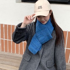 ニッチなレトロな雰囲気の白ワインレッドの暖かいウールブレンドスカーフ女性用秋冬ウールニットスカーフ男性と女性用