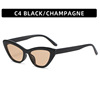 Fashionable sunglasses, comfortable trend glasses solar-powered, European style, 2021 collection, cat's eye