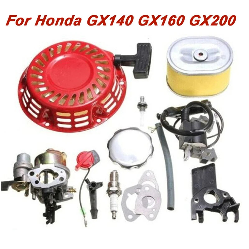 Suitable for Honda Gx140Gx160 Gx200 Carburetor Vulnerable Accessories Set Pull Plate Carburetor High Pressure Package