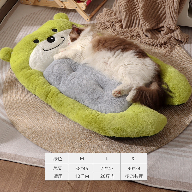 곰 수면 패드 - 연한 녹색