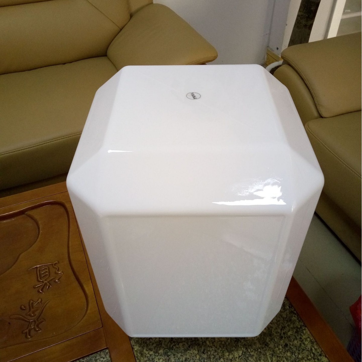 직사각형 그늘 아크릴 원통형 경치 거리 빛 야외 플라스틱 사각 병 덮개