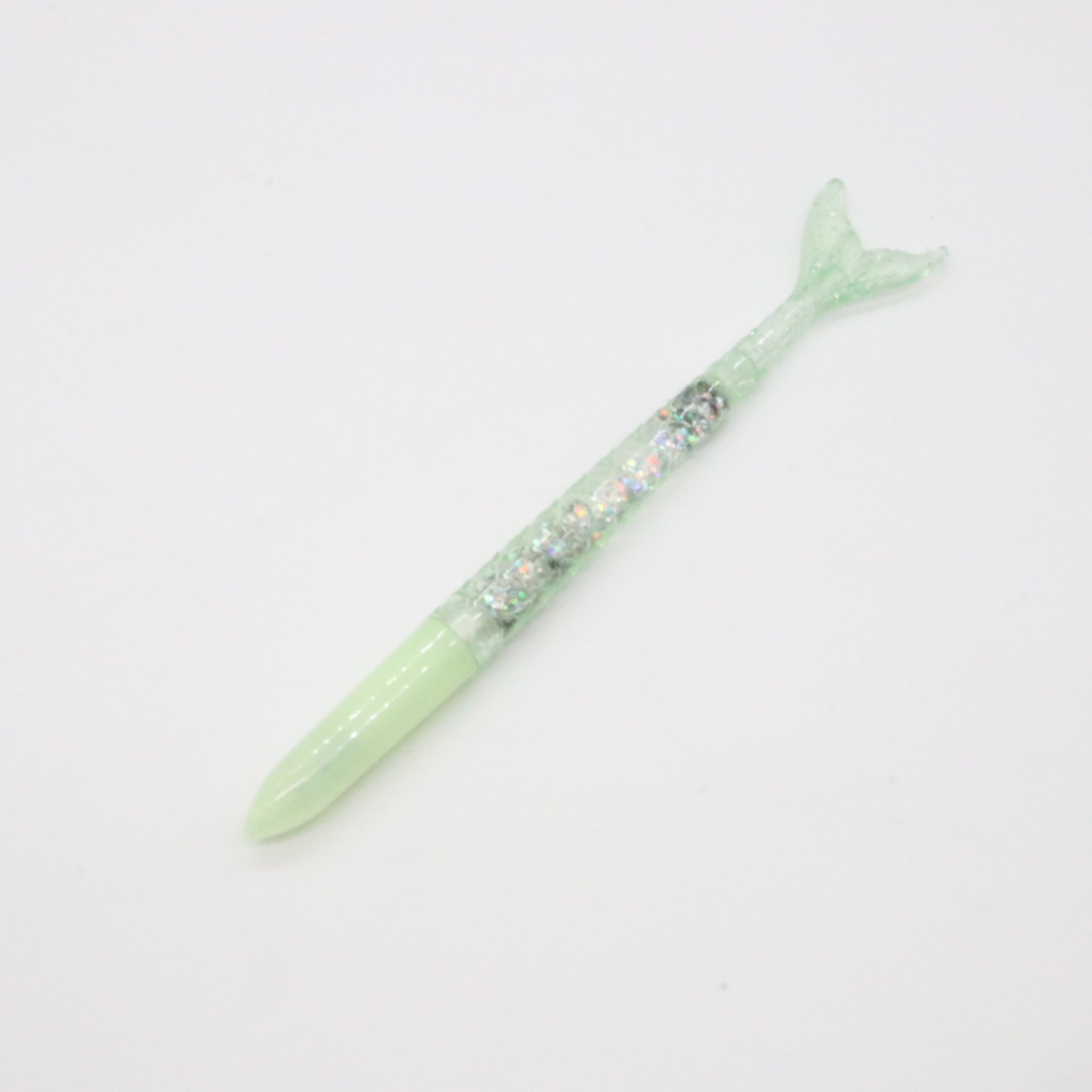 Pluma de plástico sirena bolígrafo de dibujos animados pluma de gel pluma Linda pluma estudiante pluma regalo pluma en stock negro recarga