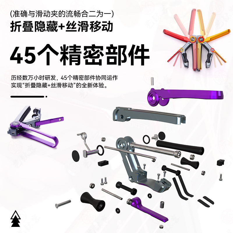 Jstaff S1 ギタースライドチューナーフォークウッドエレキギタープロフェッショナルチューナーメタルチューニングクリップ|undefined