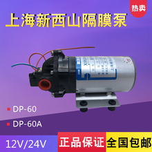 上海新西山微型高壓隔膜泵自吸水泵DP-60直流泵12V24v噴霧增壓泵