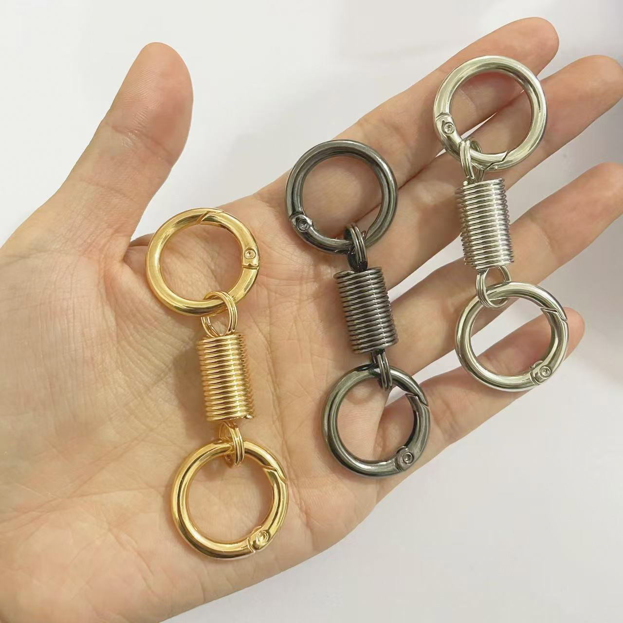 37g Weight Bag Hardware Bag Accessories Type 5 PCS/Package Quantity Daily Occasion Alloy Material Geometric Pattern Simple Style Style 5 PCS/Package Alloy Geometric Bag Hardware 3