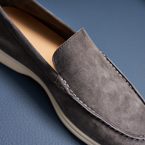 retro casual loafers English style flat