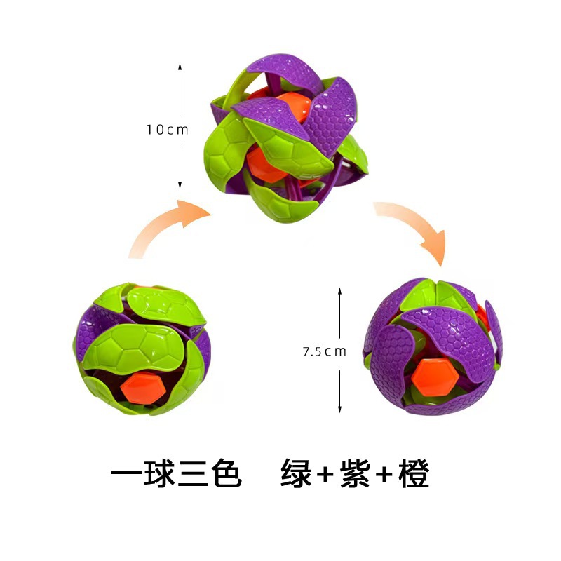 Transformers lanzan bolas de color para descomprimir artefactos mágicos accesorios creativos de reducción de compresión juguetes creativos bolas telescópicas