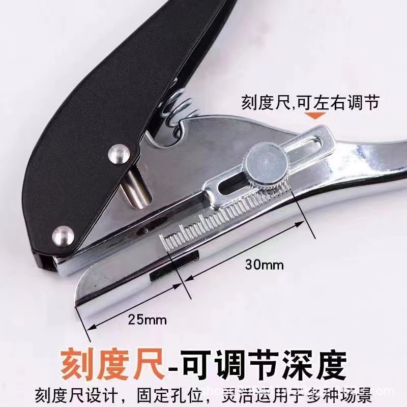 Carpintería plana bisel borde bandas puncher agujero redondo 8mmvc plástico sellado puncher avellanado taladro cuchillo puncher