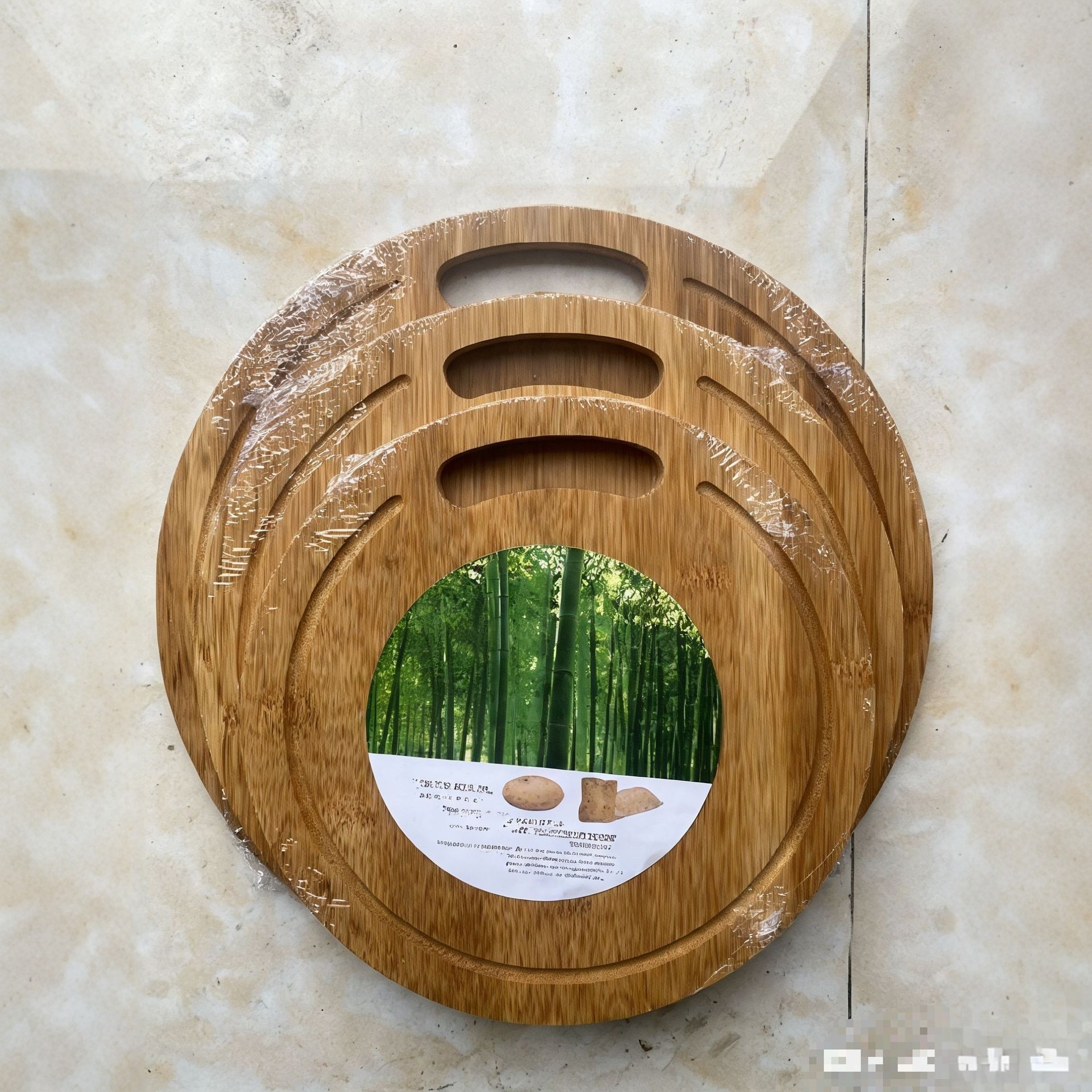 45 tablero de fregadero redondo tablero de bambú tablero de recortes de frutas suplementarias tablero de cubierta de drenaje Yiwu tienda por departamento al por mayor