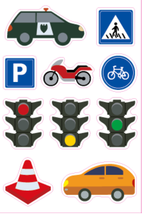 子供道路テープDIY交通道路紙テープ鉄道高速玩具シール駐車場景クロスボーダー貨物