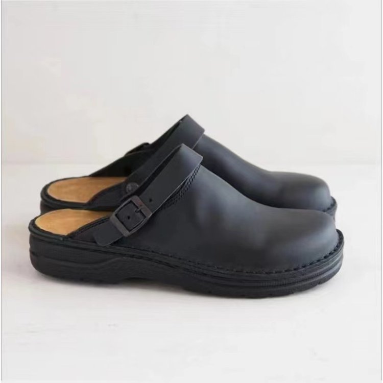 Pantofole da donna di grandi dimensioni, comode e chiuse con fibbia per cintura, leggere, da uomo_voghion.com