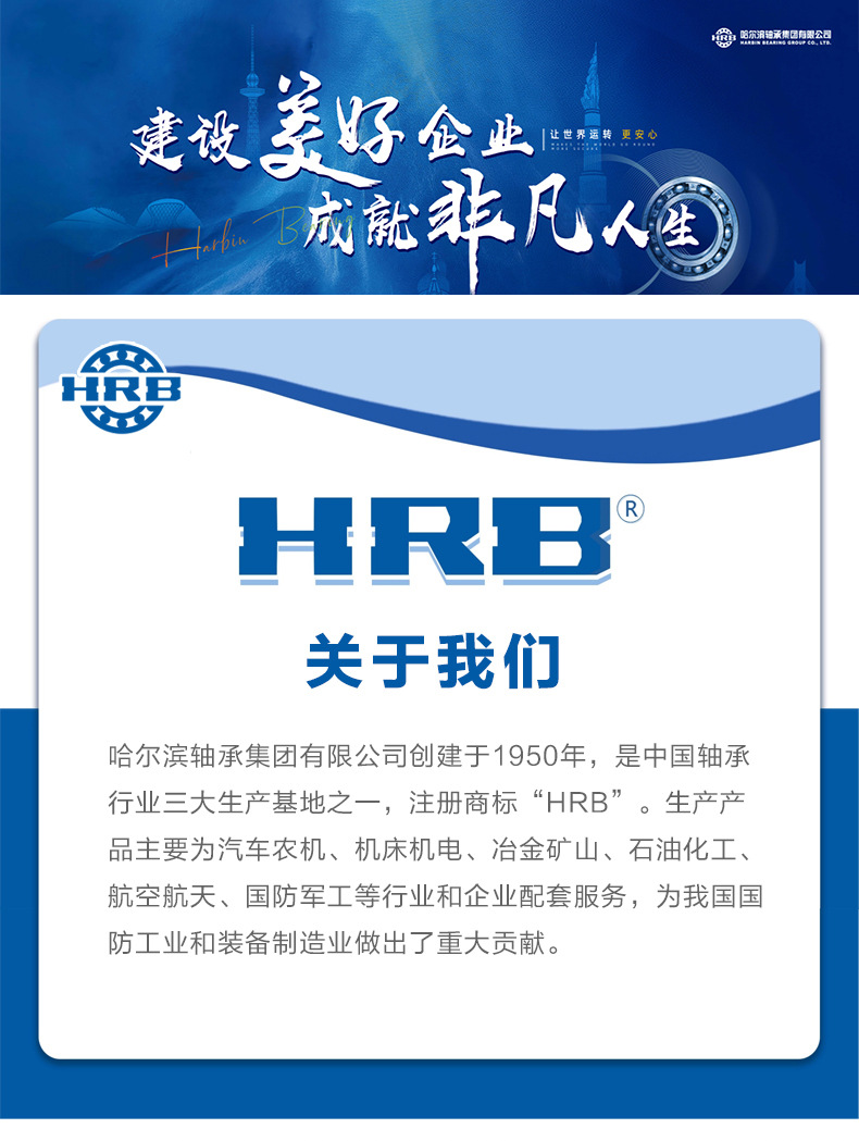 Heavy-Duty Wear-Resistant Hrb Harbin Bearings 32204 32205 32206 Automotive Differential Drive Shaft Bearings