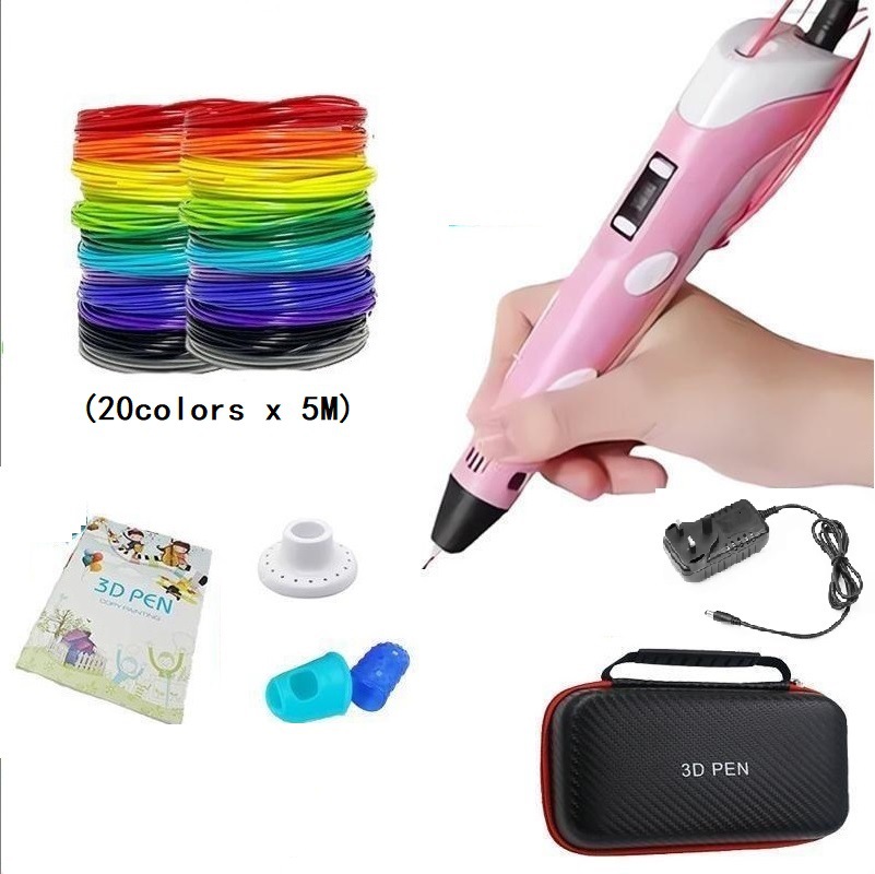 Cross-border 3D Printed Stroke Book Silicone Resistente al quemado Muñeco accesorios periféricos DIY gratuitos Bolsa de almacenamiento Consumibles PLA