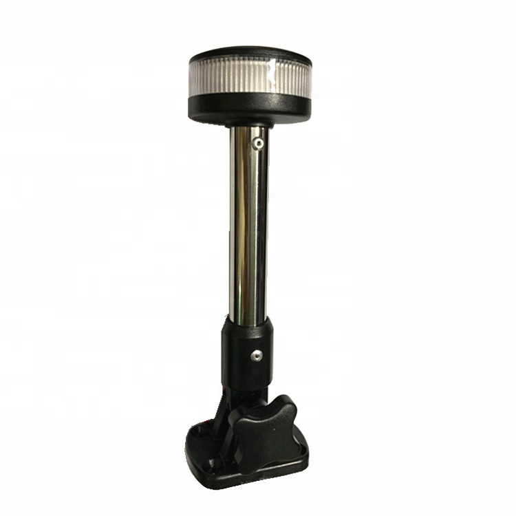 E011284-25 12V1.5W游艇船尾锚灯信号环照灯6000MM可折叠锚灯航行