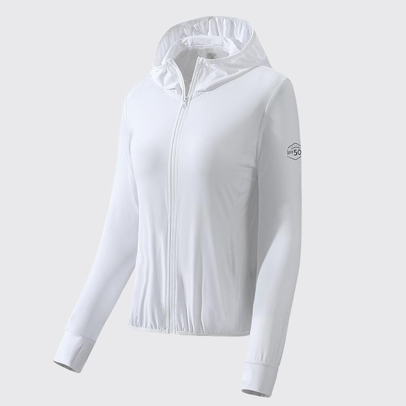 Verano nueva ropa de piel Banana Bottom mismo estilo ropa de seda de hielo protección UV UPF50 + ropa de protección solar transpirable para hombres al por mayor