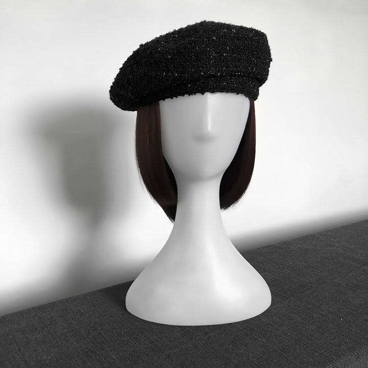 Women's Basic Solid Color Eaveless Beret Hat display picture 1