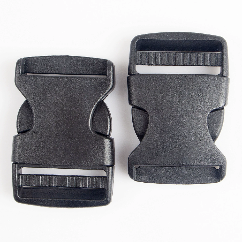 Backpack with clasp, plastic bag accessory