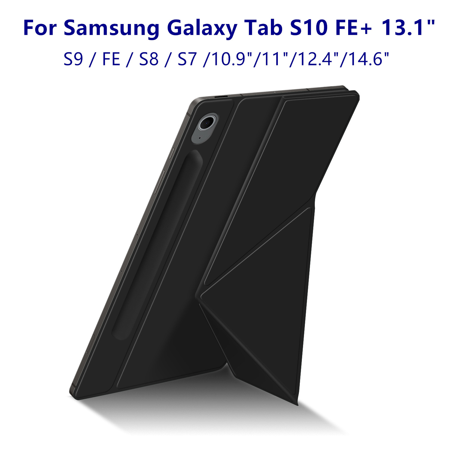 Magnetic attraction protective case for Samsung Tab S10 FE 13.1 inch 10.9 flat S9 deformed leather case S8