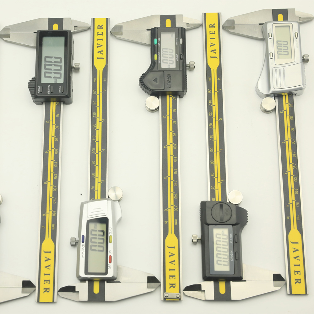 JAVIER杰洛夫正品 150MM 0.01MM不锈钢数显卡尺游标卡尺电子卡尺