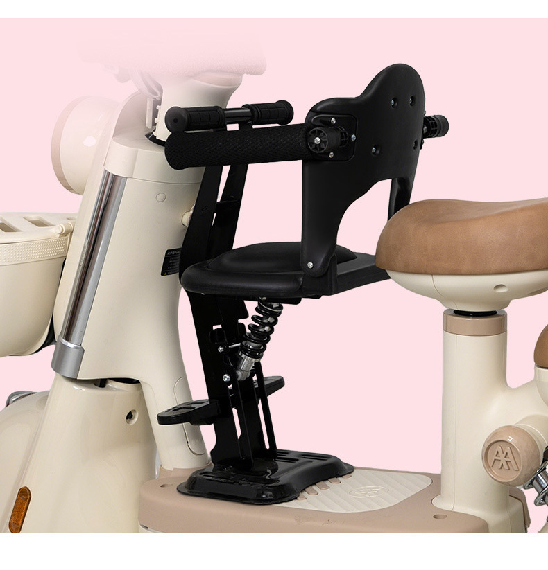 Electric Car Child Seat Battery Car Front Baby Safety Seat Child Motorcycle Foldable Wholesale