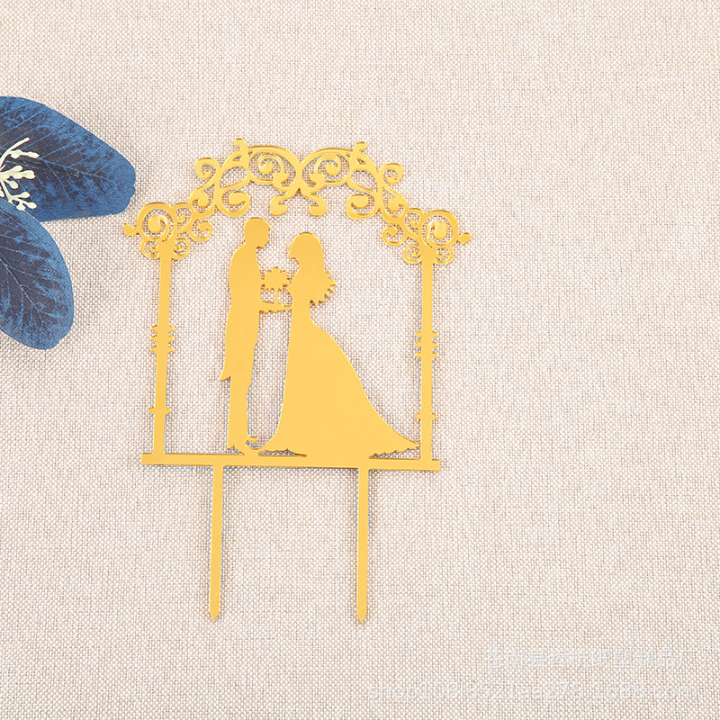 Acrylic trendy decorative items for birthdays, baking, cake toppings, proposal cake decorations, anniversary cake decorations.