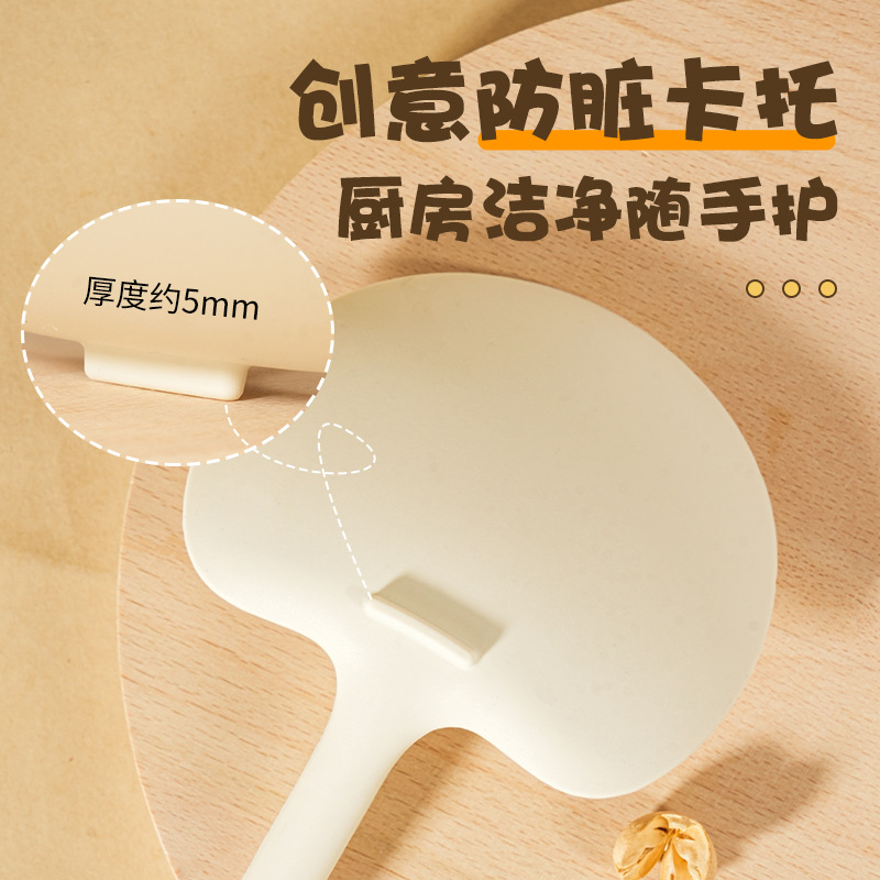 新款硅胶蘑菇铲双拼色硅胶铲家用不粘锅适用铲勺耐高温炒菜铲批发