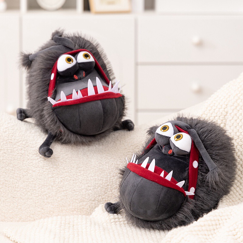 Premium Edition Gruckle Dog Plush Toy High-Quality Long-Haired Black Dog Stuffed Animal Doll Toy Premium Edition Gruckle Dog Plush Toy High-Quality Long-Haired Black Dog Stuffed Animal Doll Toy