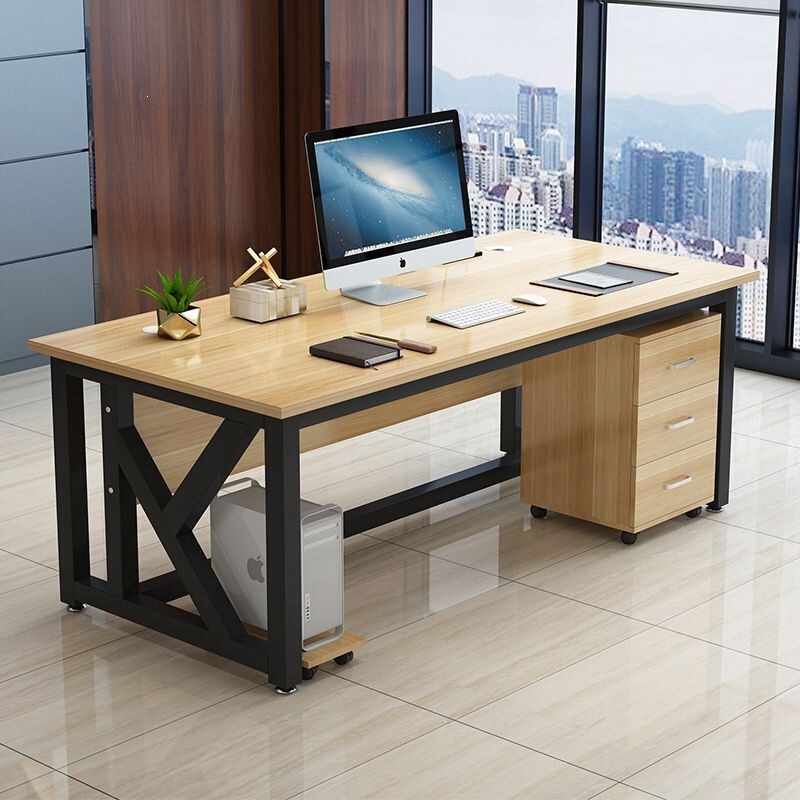 Staff desk, single workstation, employee computer desk, simple and modern office computer desk and chair set, conference table Staff desk, single workstation, employee computer desk, simple and modern office computer desk and chair set, conference table