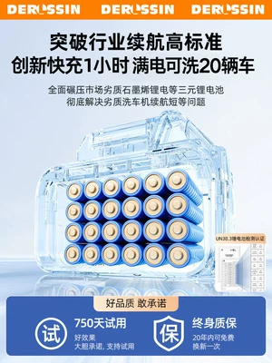 Portable car washer: pressure car brush