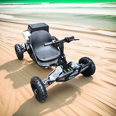 New Off-Road Go-Kart 48V 20A Brushless Motor All-Terrain Beach Vehicle Four-Wheel Drift Go-Kart (Avtomobil və motosiklet məhsulları istehsal avadan)