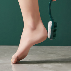 Two-in-one double-sided foot exfoliation and foot grinder, multi-functional cuticle cleaning brush and foot grinding brush cross-border