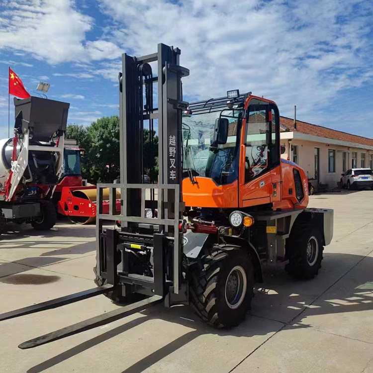 小型工地四驱越野叉车设备山地泥泞液压叉车叉车越野机器厂家批