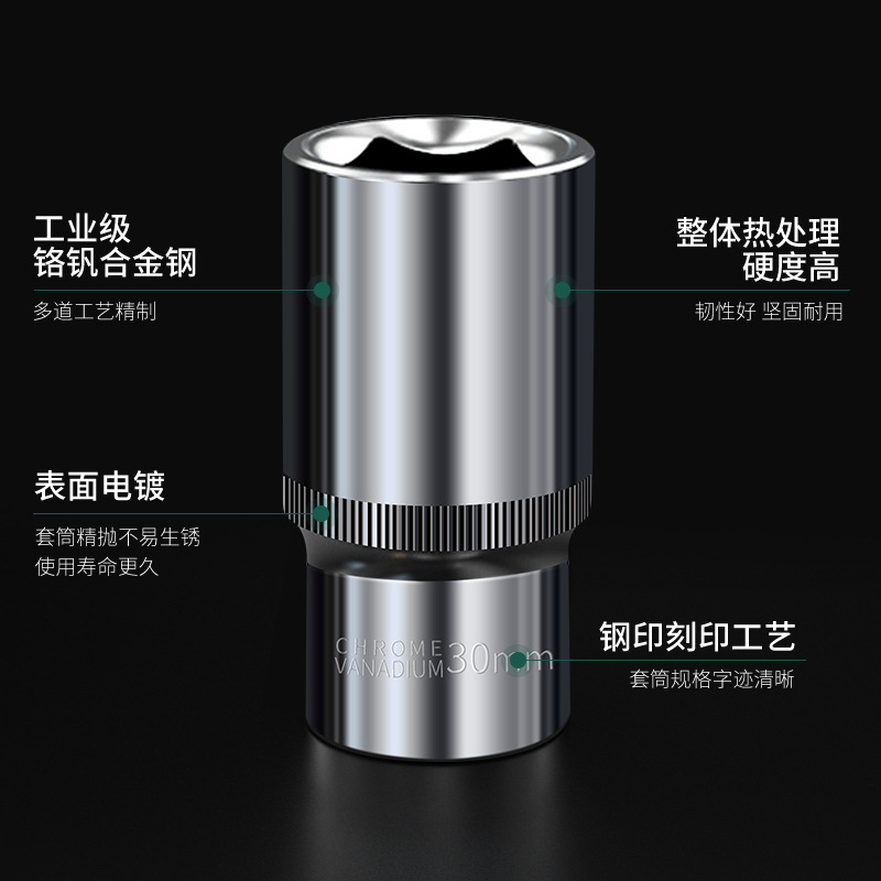 1/2 拡張ソケットヘッド 8-32 ミリメートルソケットヘッド小型風力砲深化六角ソケットネジソケット|undefined