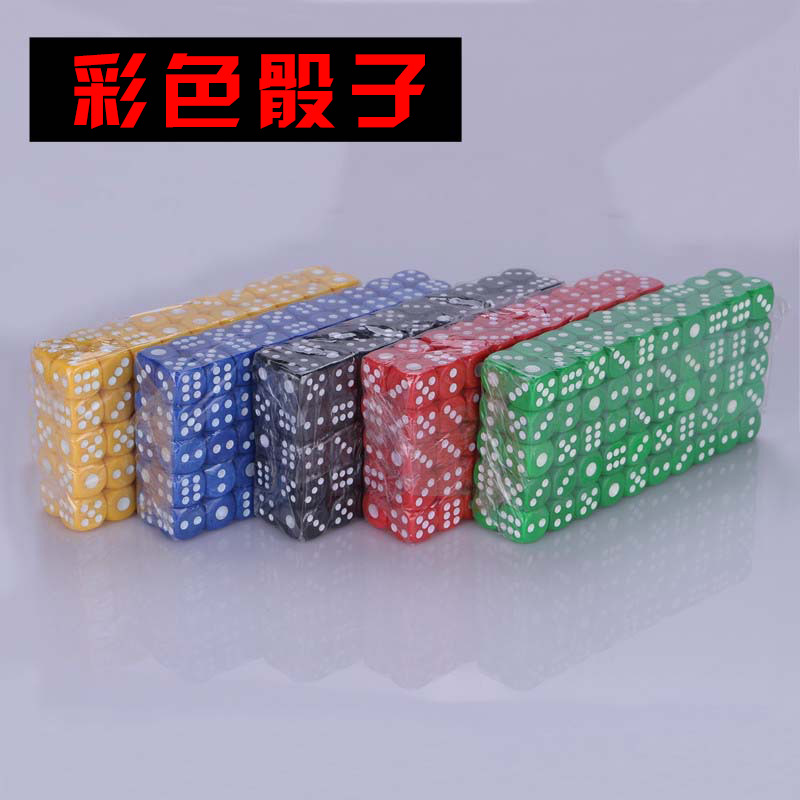 Bar KTV color dice tamiz digital dice plástico dice 100 píldoras de bebida