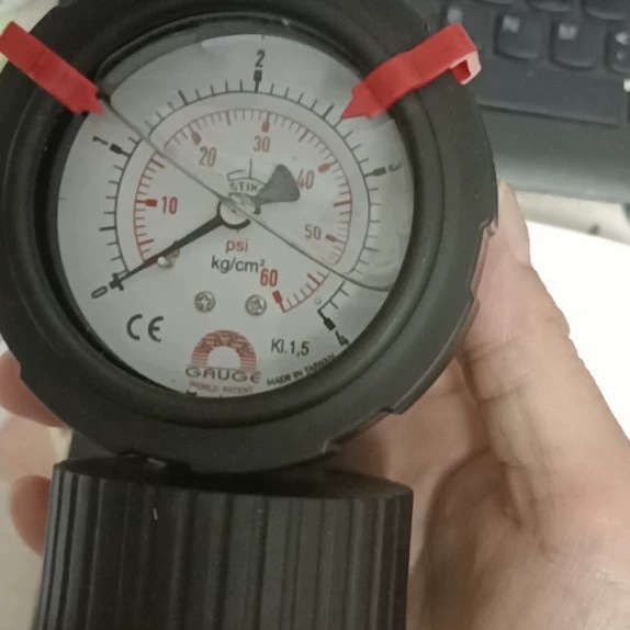 Общая обработка прецизионный измеритель давления Манометр из нержавеющей стали манометр радиальный ударопрочный маслонаполненный манометр