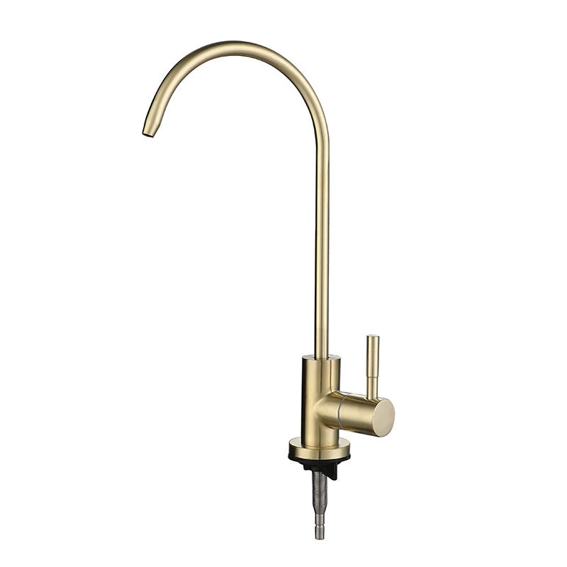 304 Stainless Steel Kitchen Water Water Driver Single Cold 2 -point Interface Drinking Water Purifier Can Rotate Water Puritic Drotter