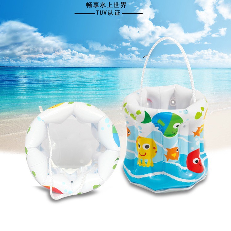 Pvc inflatable diving goggles beach bucket beach bucket play water…