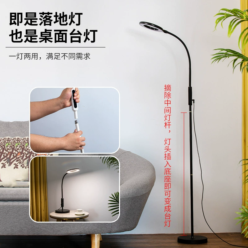 LED креативная напольная лампа, настольная лампа для кровати, подсветка, пульт дистанционного управления, для beauty салонов