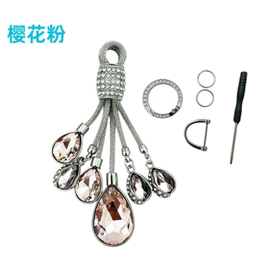 Other Automotive Interior Supplies Pendant Goddess Crystal Pendant - cherry-blossom-powder