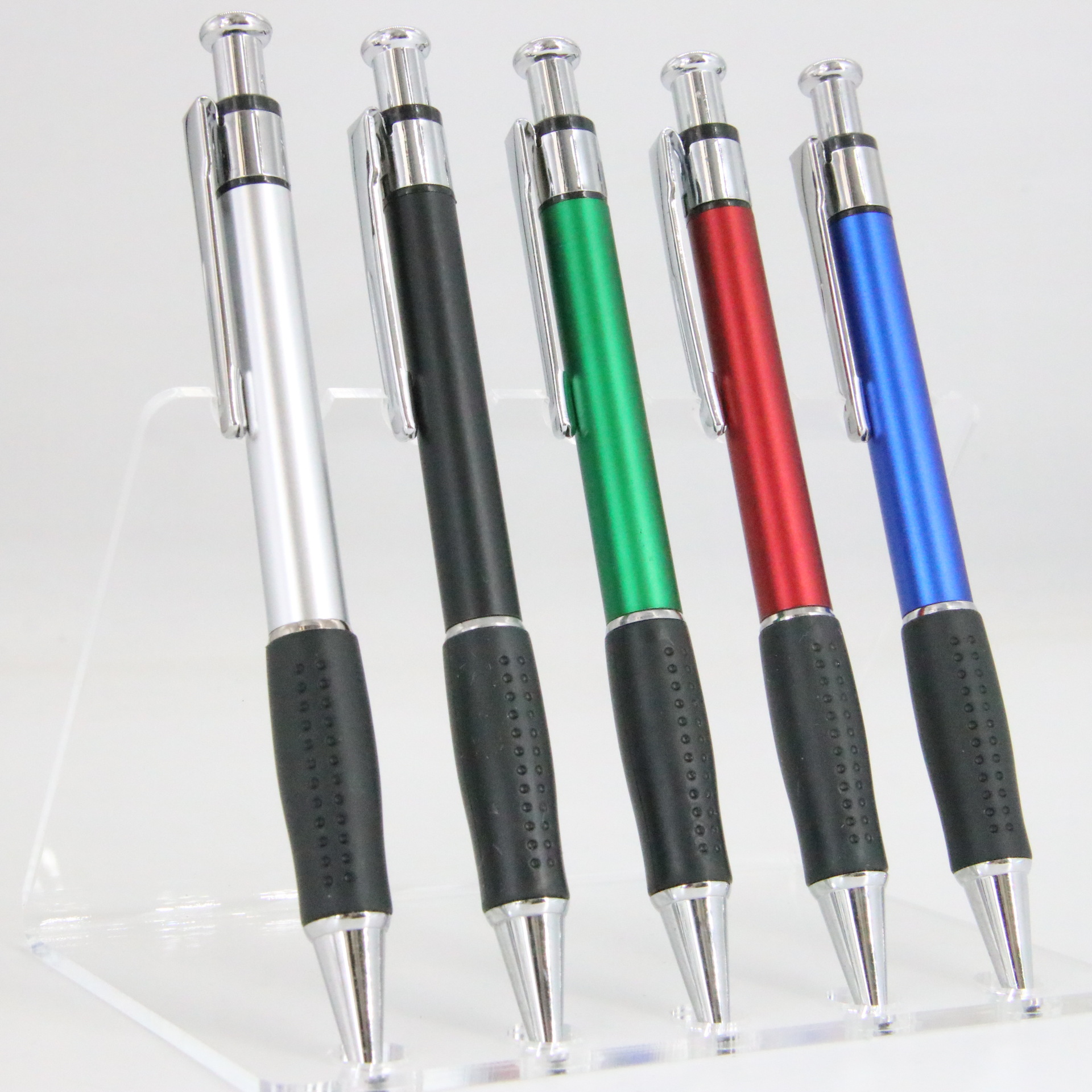 Prensa Bolígrafo De Metal logotipo láser Oficina suministros escolares en stock prensa publicidad fábrica al por mayor