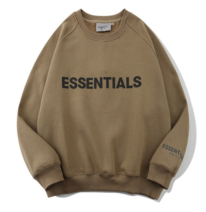 クロスボーダーfear of god fog essentials潮牌衛衣oversizeカップル綿パーカー|undefined