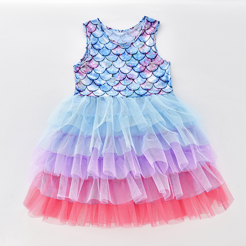 chinese dress ladies Ariel mermaid dress – MyBabyByMerry main image 1